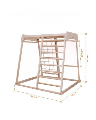 Aire de jeux Intérieur enfant | Jeu Montessori en bois pour Enfants | Escalade 1 an à 5 ans