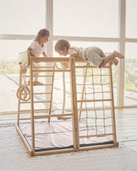 Aire de jeux Intérieur enfant | Jeu Montessori en bois pour Enfants | Escalade 1 an à 5 ans