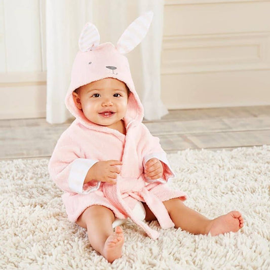 Peignoir à capuche en forme d’animal pour bébé