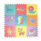 Tapis de motricité en mousse puzzle animaux 10 pièces pour bébé