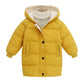 Parka chaude à capuche pour enfants
