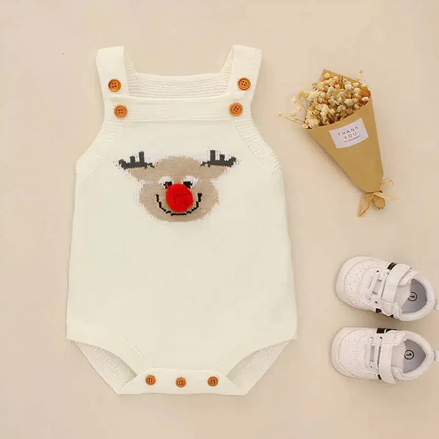 Barboteuse en tricot pour bébé garçon et fille