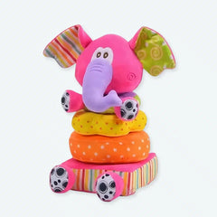 Jouets éducatifs en peluche éléphant pour enfant